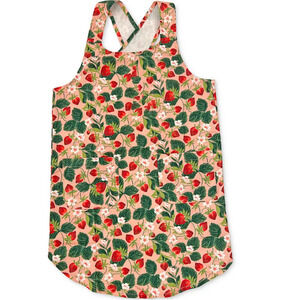 Flower Show Kids Strawberry Printed Apron NWT